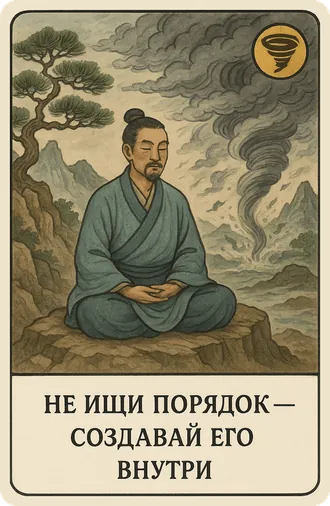 Карта «Не ищи порядок — создавай его внутри»